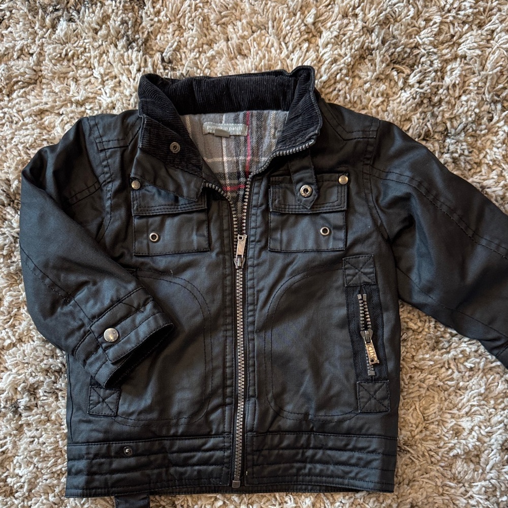 Pumpkin Patch Black Jean Jacket for Kids